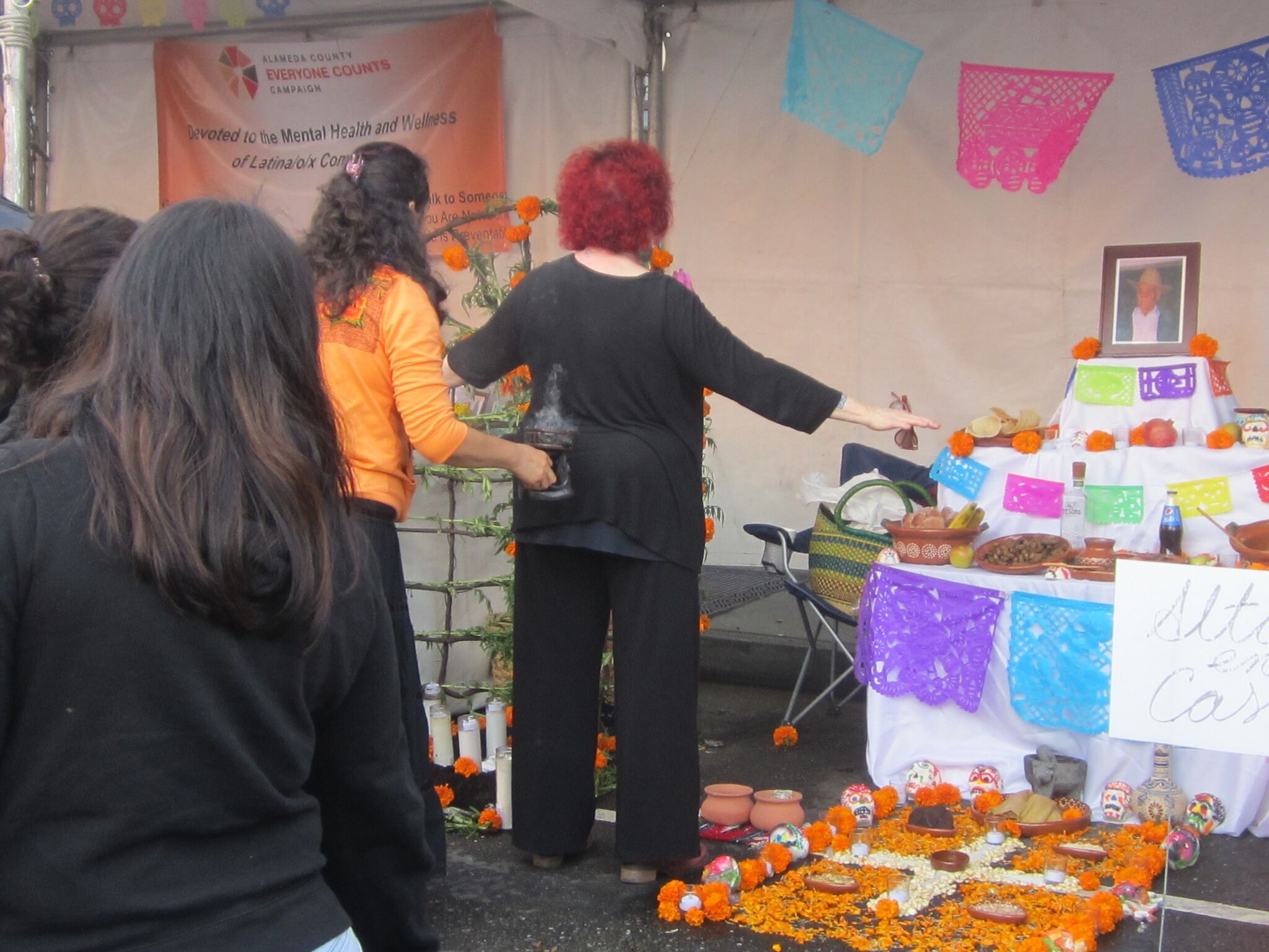 PEERS Remembers Latino Suicide Victims with Dia De Los Muertos Altar